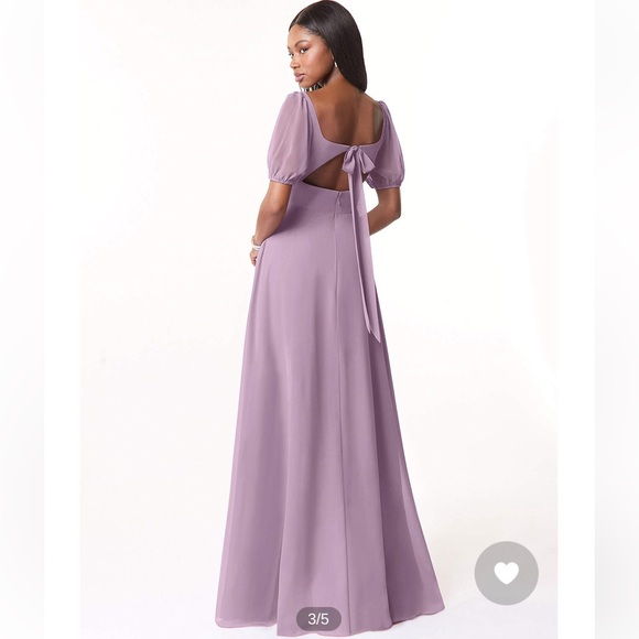 Wisteria gown dress,  o stretch. Chiffon. Size 18 - Picture 4 of 4